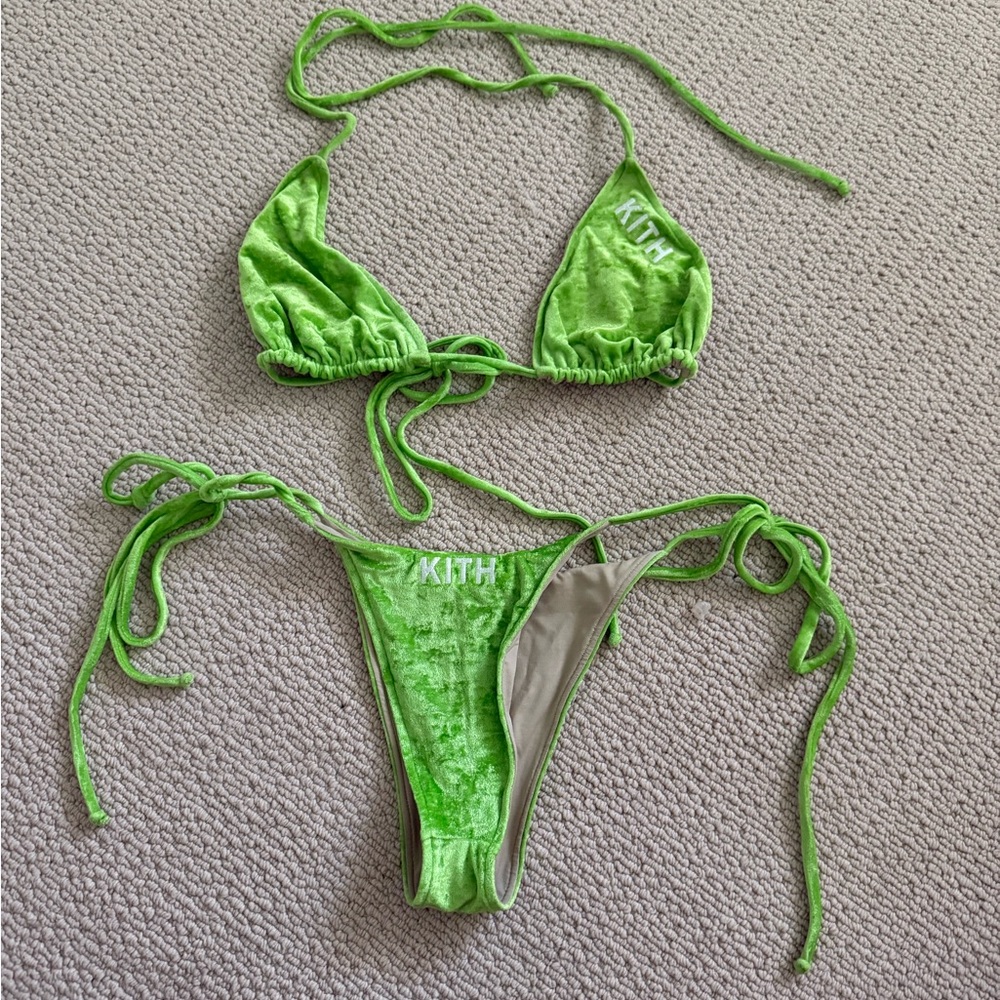 Kith x Frankie’s Bikinis Green Bikini Set